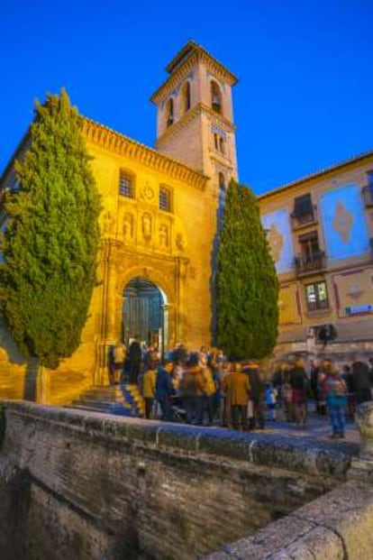 Iglesia de San Gil y Santa Ana, en Granada.