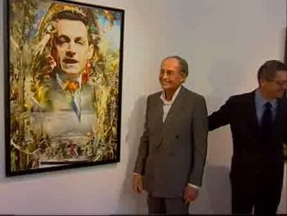 El padre de Nicolas Sarkozy expone sus cuadros en Madrid