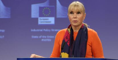 Elzbieta Bienkowska, comisaria europea de Industria y Mercado Interior.