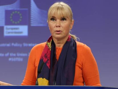 Elzbieta Bienkowska, comisaria europea de Industria y Mercado Interior.
