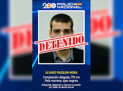 Álvaro Pasquín Mora, conocido como el fugitivo de los tatuajes, el último detenido de la lista de los diez más buscados por la Policía Nacional hecha pública hace un año.