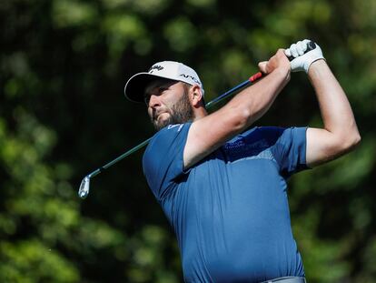 Jon Rahm, el pasado viernes durante el Abierto de Los Ángeles en el Riviera Country Club.