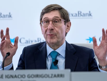 El presidente de CaixaBank, José Ignacio Goirigolzarri, el 26 de marzo.