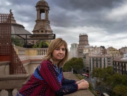 07/10/21 Ariadna Mas, directora de atencion primaria en la terraza del ICS. Barcelona