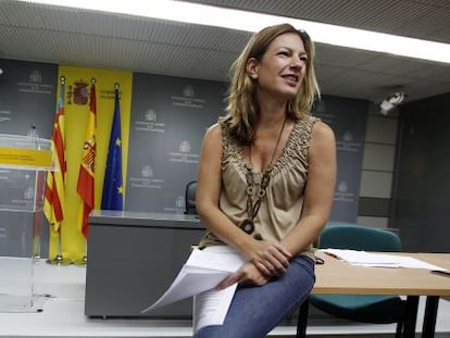 Paula S&aacute;nchez de Le&oacute;n cuando era delegada del Gobierno en la Comunidad Valenciana
