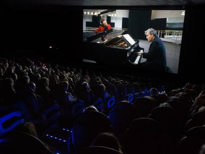 Proyecci&oacute;n de &#039;Madama Butterfly&#039;, en Cinesa Diagonal, en Barcelona. 