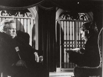 Orson Welles, en un fotograma de 'Una historia inmortal' (1968).