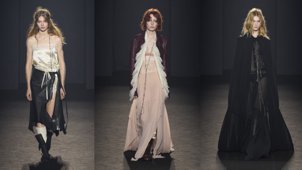 Colección otoño-invierno 2024 de Ann Demeulemeester.