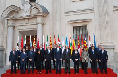 Conferencia de Presidentes presidida por Felipe VI.