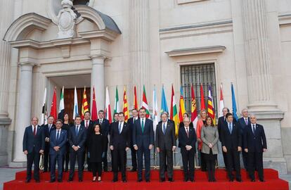 Conferencia de Presidentes presidida por Felipe VI. 