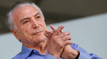 Michel Temer em Limeira (SP), no dia 2.