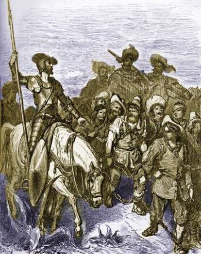 Ilustración de Gustav Doré para el 'Quijote'.