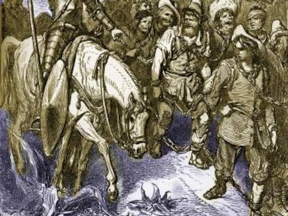 Ilustración de Gustav Doré para el 'Quijote'.