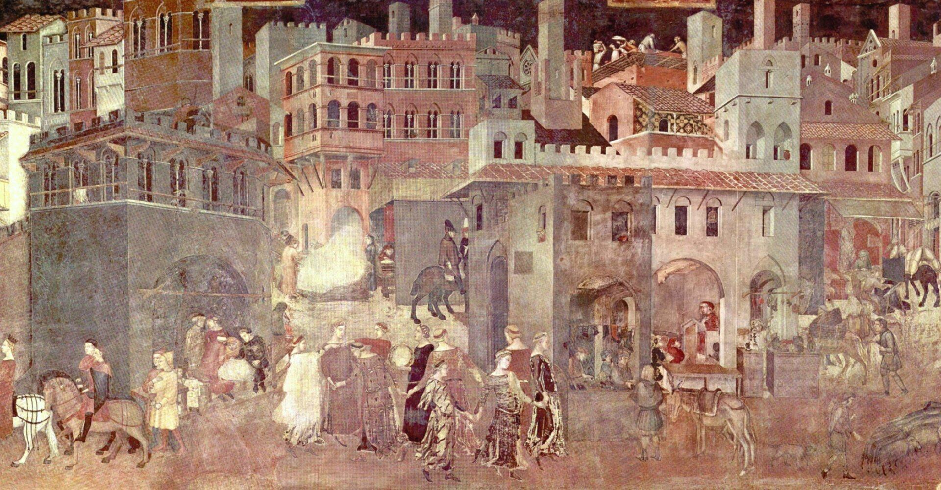 'Alegoría del buen gobierno' de Lorenzetti.