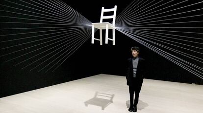 Muestra 'Esther Ferrer, Espacios entrelazados' en el Guggenheim, Bilbao.