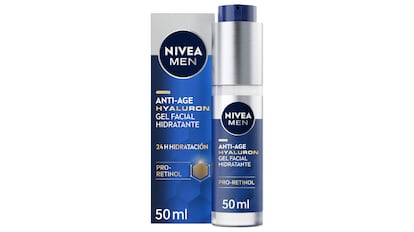 Nivea Men con ácido hialurónico.