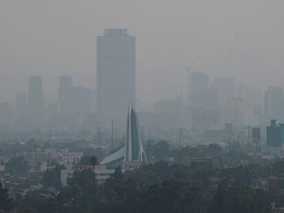 La contaminación en Ciudad de México, el 9 de mayo.