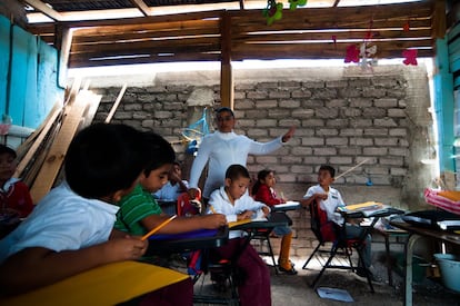 Escuela en el Estado de Guerrero.