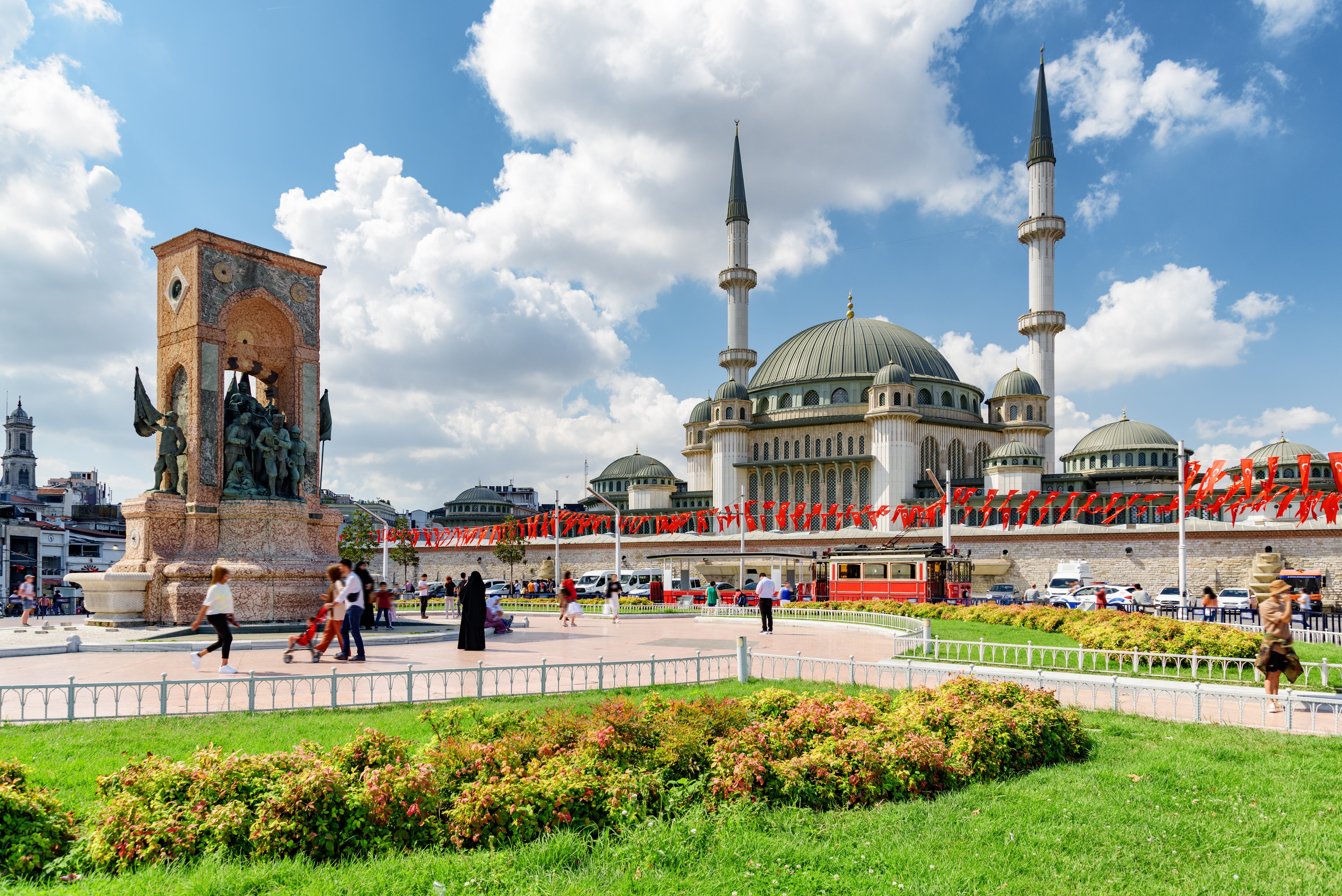 La plaza Taksim de Estambul.