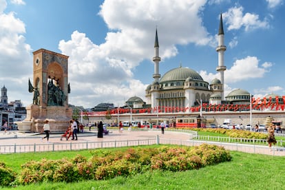 La plaza Taksim de Estambul.