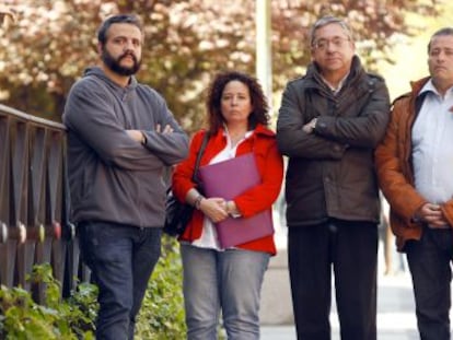 Francisco Armenta, Maite Garc&iacute;a Redondo, Francisco Arevalillo y Antonio Garc&iacute;a Redondo, familiares de tutelados de Afal.