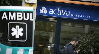 Una oficina de Activa Mutua en Barcelona.