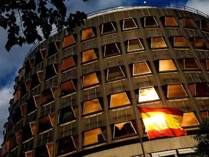 Façana del Tribunal Constitucional, a Madrid.