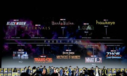 Presentación de las series y películas de la 'Fase 4' de Marvel.