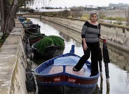 Teresa Chardí, una de las mujeres que han ganado el derecho a pescar en La Albufera de Valencia.