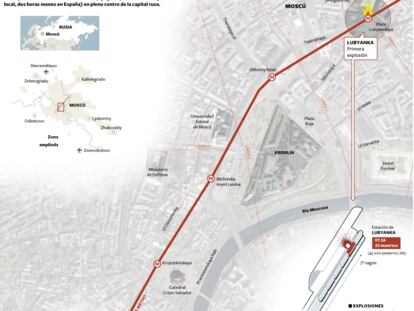 Explosiones en el metro de Moscú