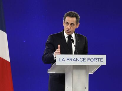El expresidente francés Nicolas Sarkozy en 2012, en París.