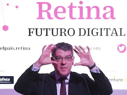 &Aacute;lvaro Nadal, minsitro de Agenda Digital, en el foro El Pa&iacute;s Retina.