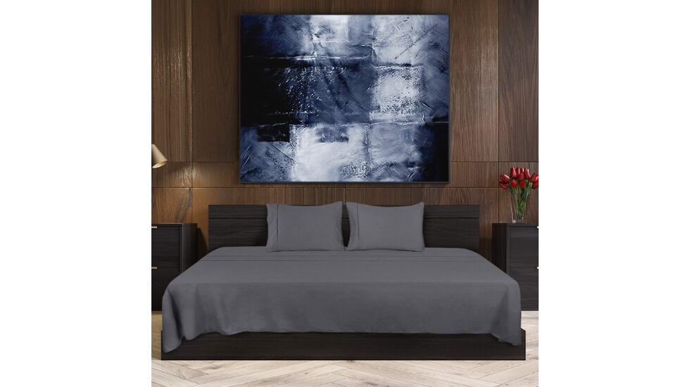 El tejido del juego de sábanas es muy suave y cómodo.