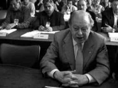 B 33580 (26/MAR/00) -color- Consejo nacional CDC, en la foto Jordi Pujol. -foto: Susanna Saez.