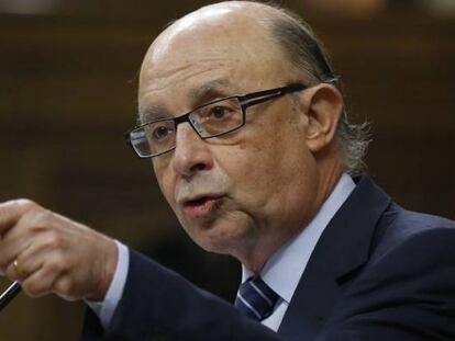 El ministro de Hacienda, Cristóbal Montoro.