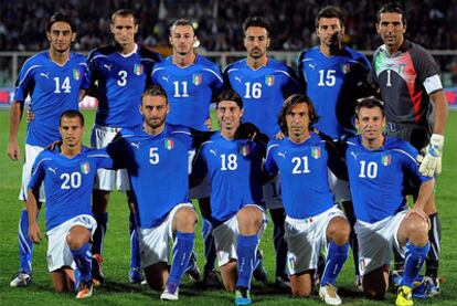 La selección italiana.