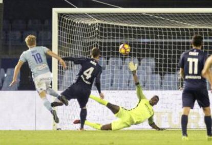 Segundo gol del Celta, obra de Wass.