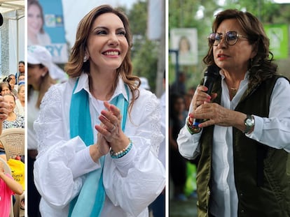 Amílcar Rivera, Zury Ríos Ríos y Sandra Torres, candidatos a la presidencia de Guatemala