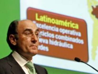 Ignacio Galán, presidente de Iberdrola, en la junta de accionistas de la compañía