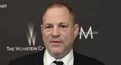 Harvey Weinstein, en enero de 2017 en Los &Aacute;ngeles. 