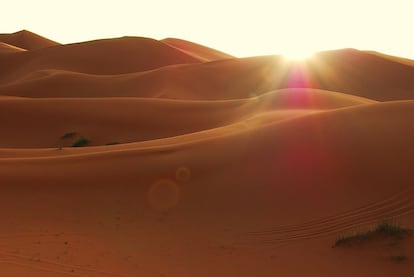 Las dunas de Merzouga.