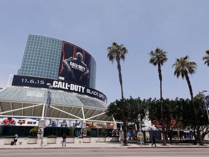 O centro de convenções de Los Angeles prepara-se para E3.