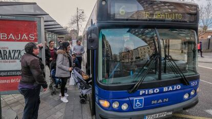 Autobuses gratuitos en la ciudad de Valladolid el jueves.