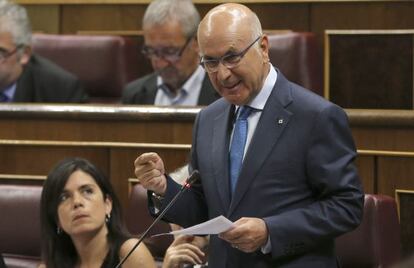 El l&iacute;der de Uni&oacute;, Josep Antoni Duran Lleida el pasado 15/07/2015 en el Congreso