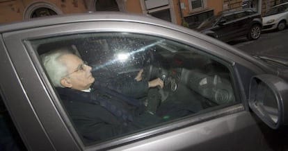 O novo presidente italiano, Sergio Mattarella.