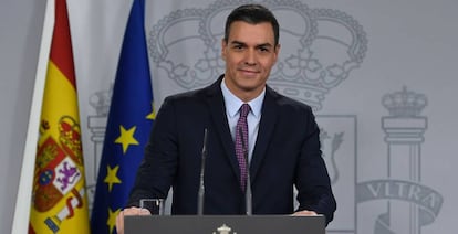 El presidente del Gobierno, Pedro Sánchez.