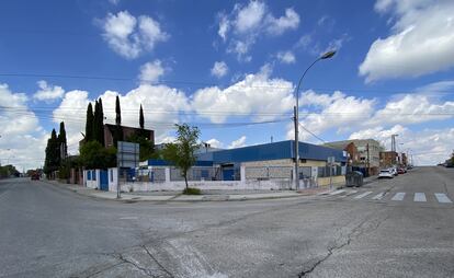 Polígono Industrial en Vallecas, en Madrid.