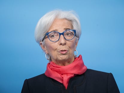 La presidenta del BCE, Christine Lagarde, en una imagen del pasado diciembre.