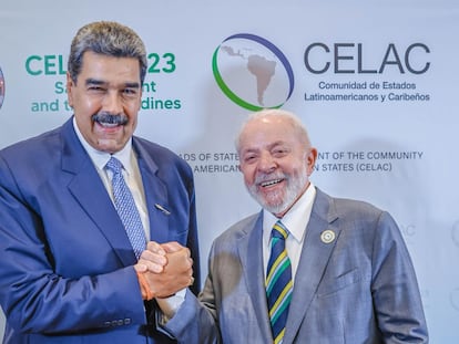 Nicolás Maduro y Luiz Inácio Lula da Silva, en la última cumbre de la Celac.