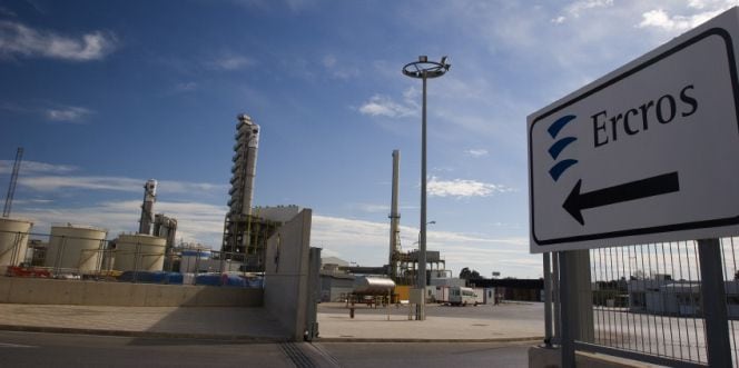 Fábrica de Ercros. Cedida por la empresa